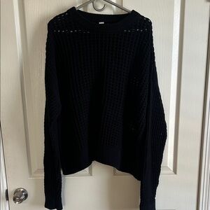 Old Navy Black Crew Neck Sweater
